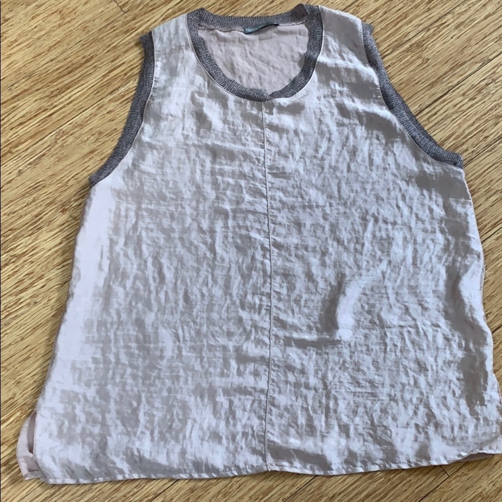 Zara silky top sleeveless NWOT